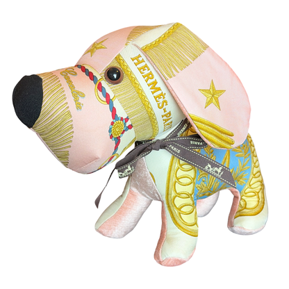 Hermes Poste et Cavalerie Scarf Puppy