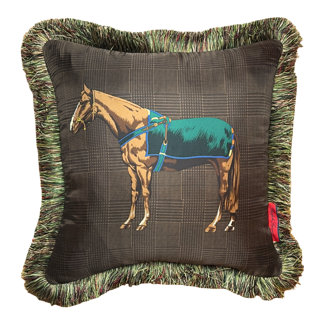 RALPH LAUREN Equestrian Scarf Pillow