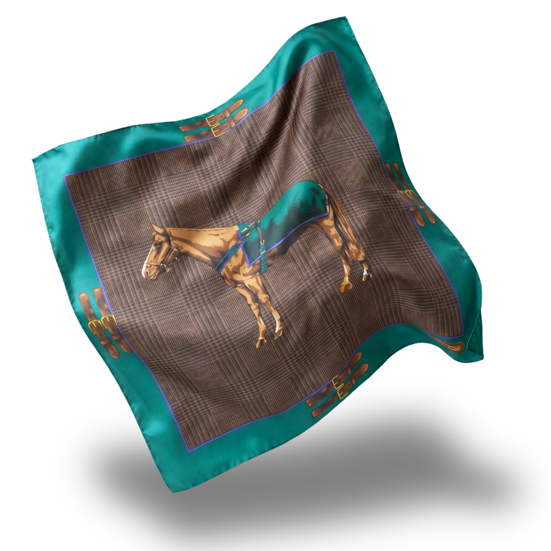 RALPH LAUREN Equestrian Scarf Pillow