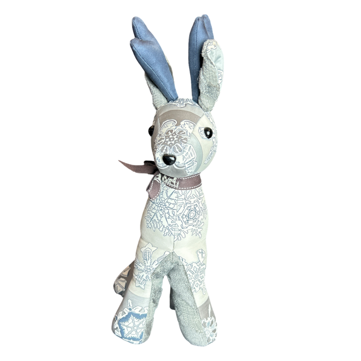 Hermes Feux d'Hiver Scarf Patchwork Reindeer at VintageLuxeUp.com