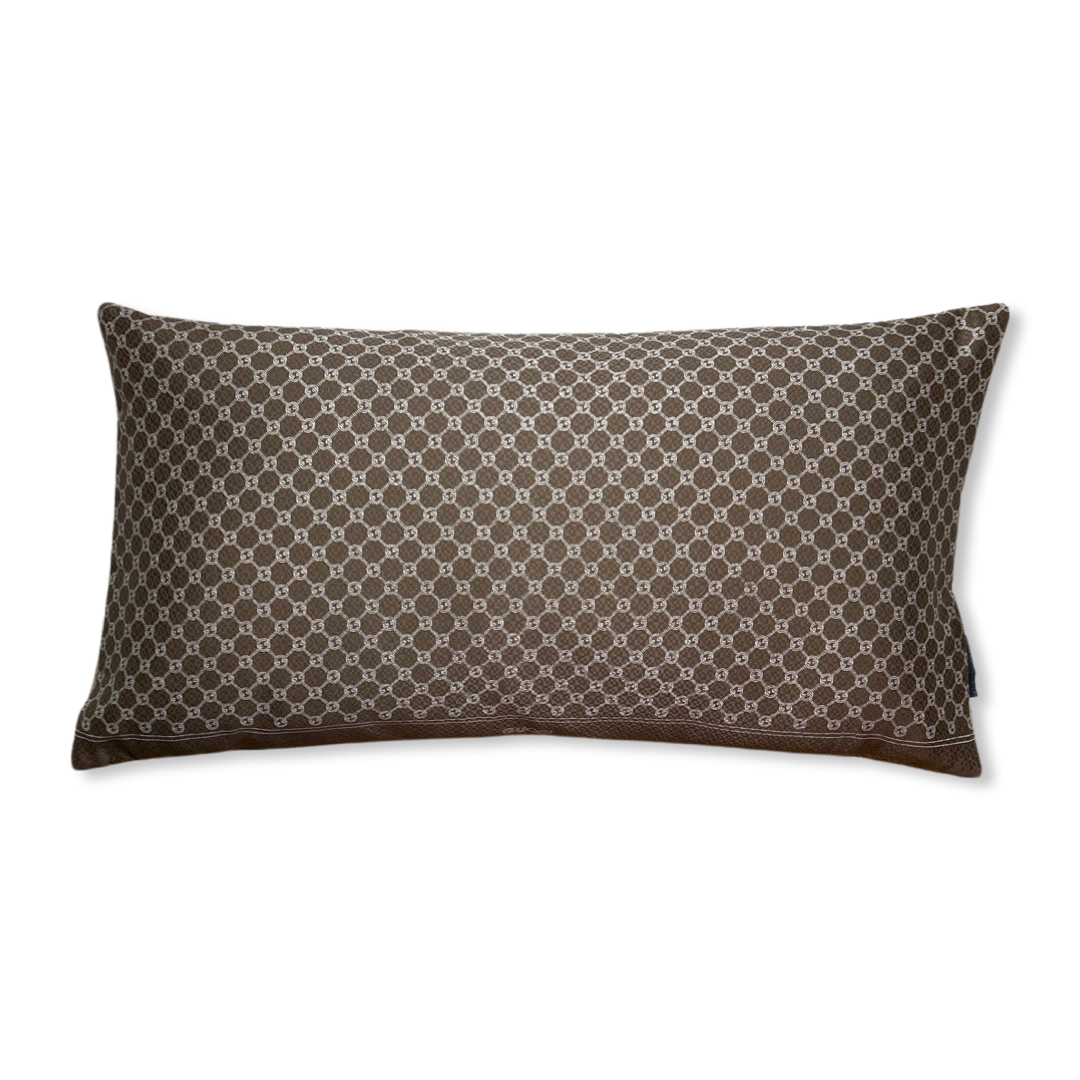 Retro GG Logo Vintage Silk Scarf Pillows