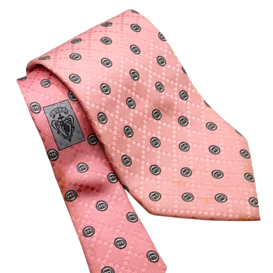 gucci pink necktie