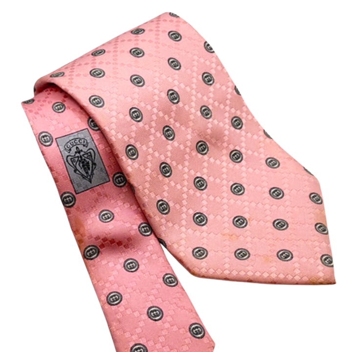 gucci pink necktie