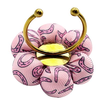 Horseshoe Vintage Silk Necktie Ring