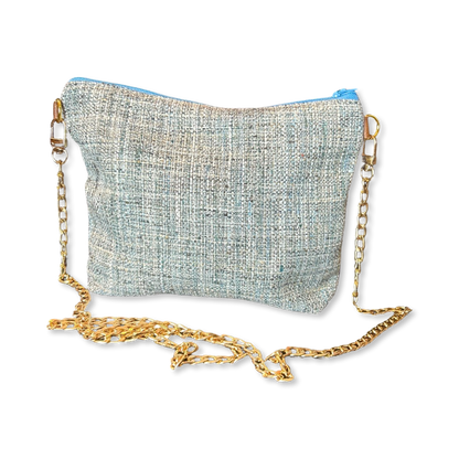 Rubans du Cheval Blue Vintage Scarf Crossbody Bag