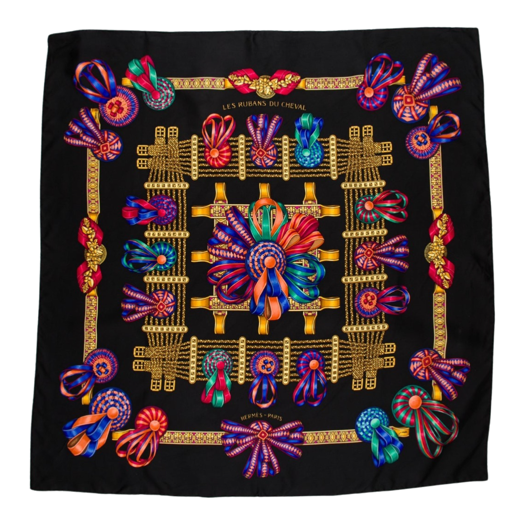 Rubans du Cheval Noir Vintage Scarf Crossbody Bag