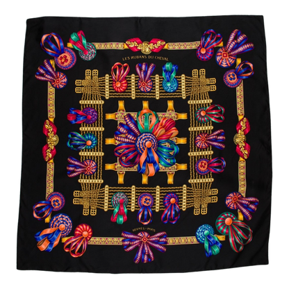 Rubans du Cheval Noir Vintage Scarf Crossbody Bag