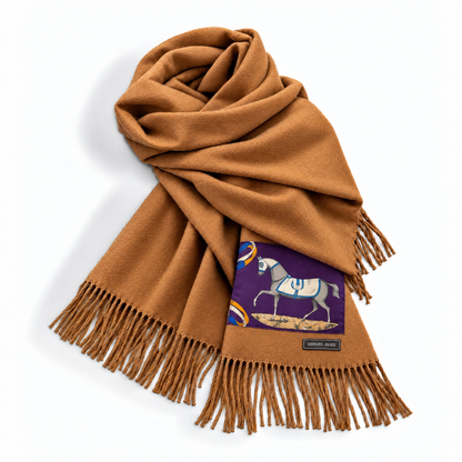 Hermes Couvertures et Tenues du Jour Scarf & Cashmere Shawl at Vintage Luxe Up