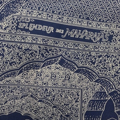 Splendeur des Maharajas Vintage Silk Scarf Lumbar Pillow 35"