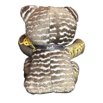 Cliquetis Vintage Silk Scarf Tender Teddy Bear