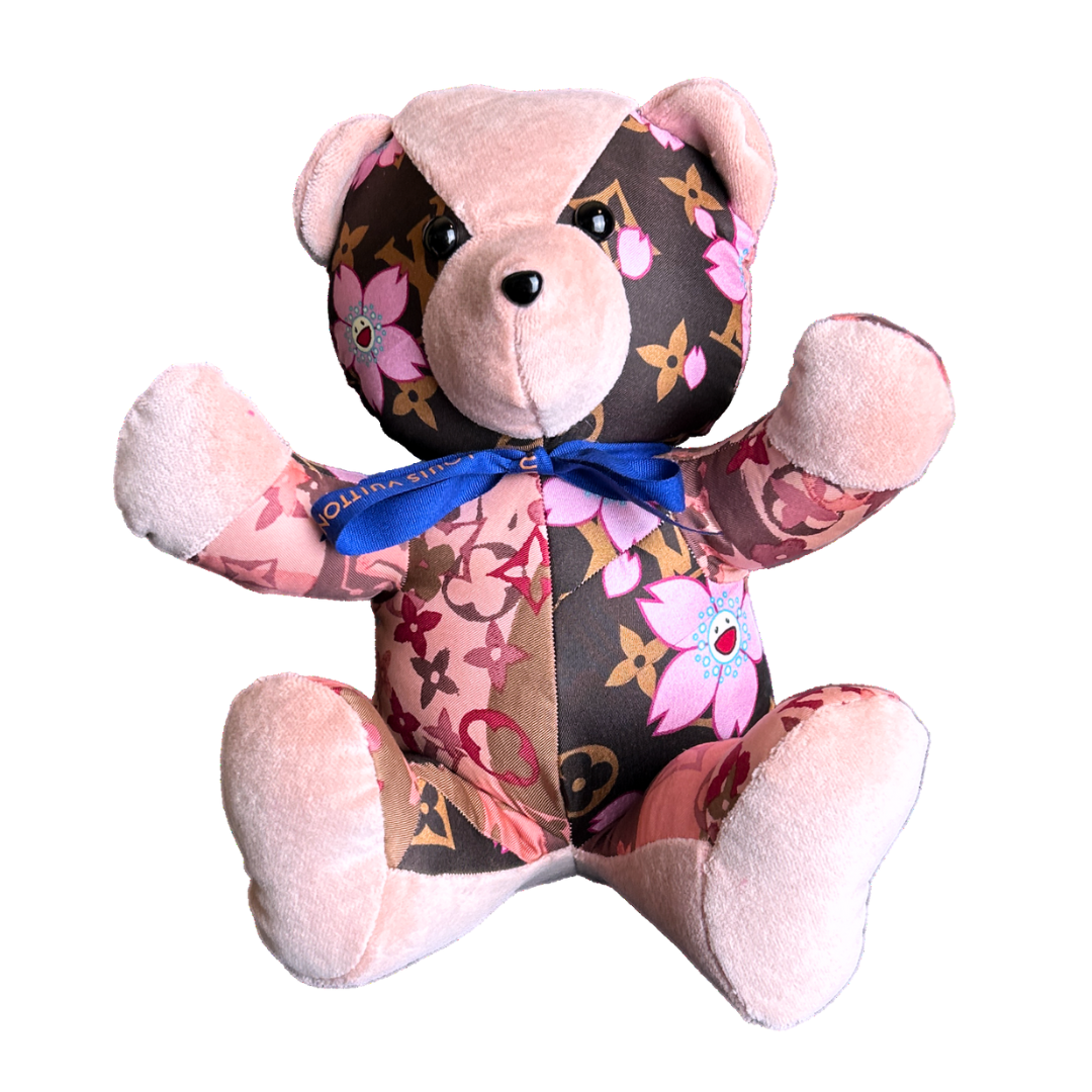 Louis Vuitton Monogram Scarf Teddy Bear at Vintage Luxe Up