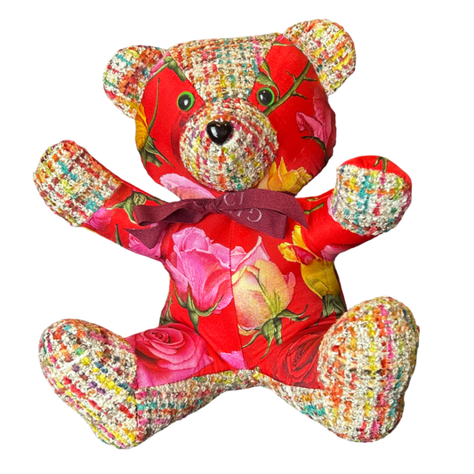 Gucci Roses Silk Teddy Bear