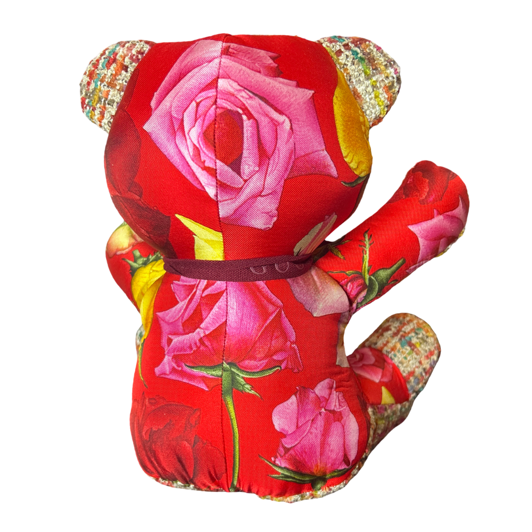 Gucci Roses Silk Teddy Bear