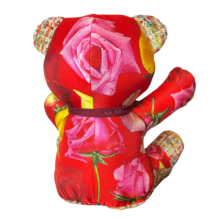 Gucci Roses Silk Teddy Bear