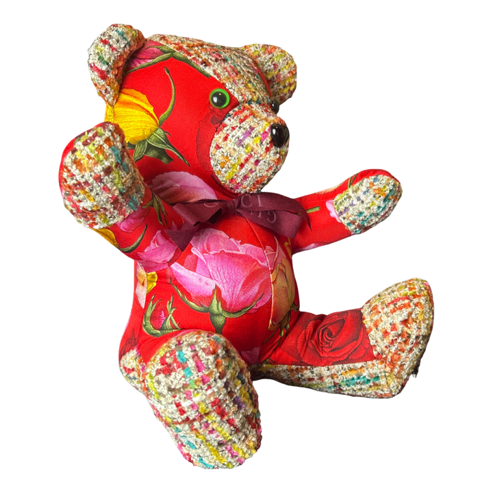 Gucci Roses Silk Teddy Bear