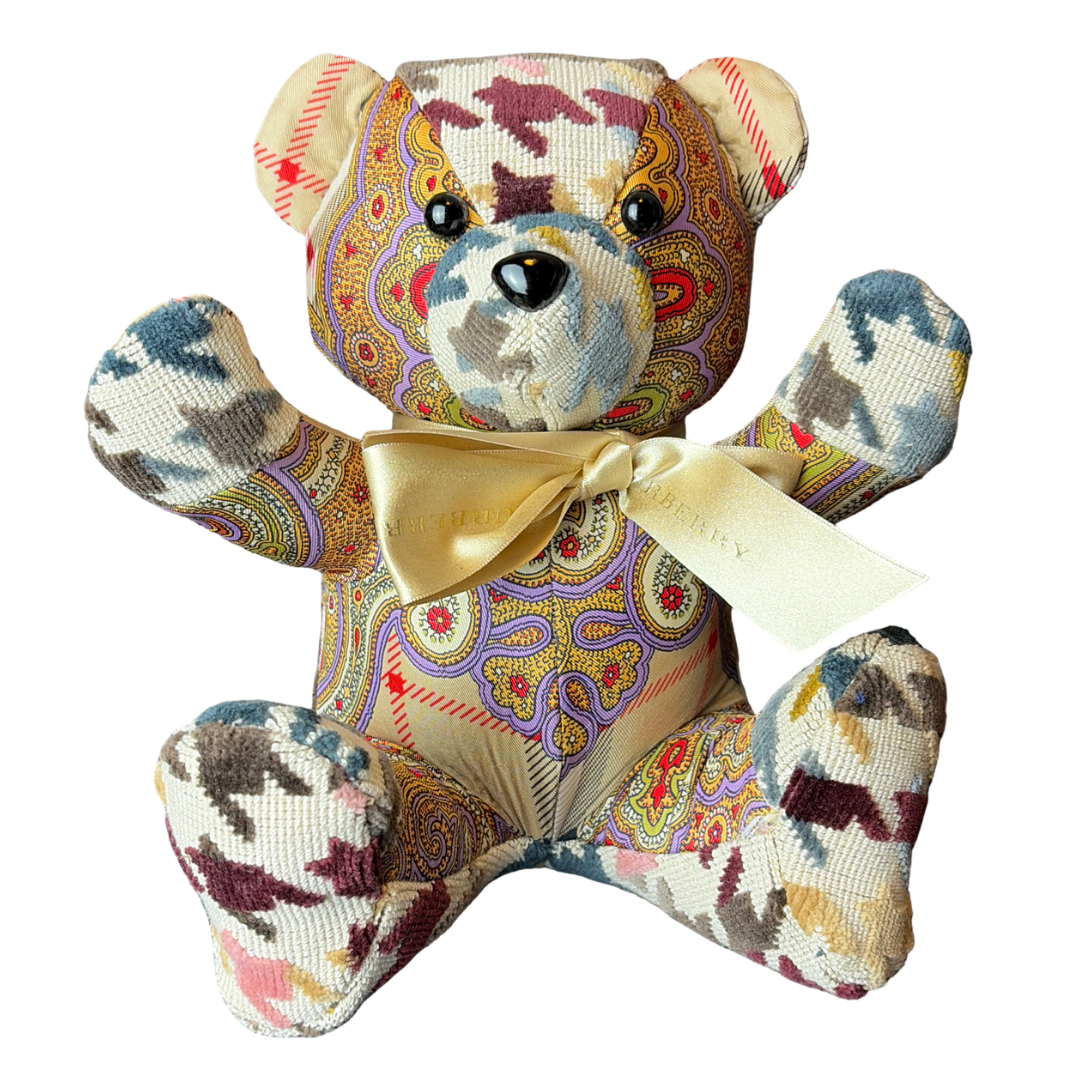 BURBERRY NOVA CHECK SCARF TEDDY BEAR