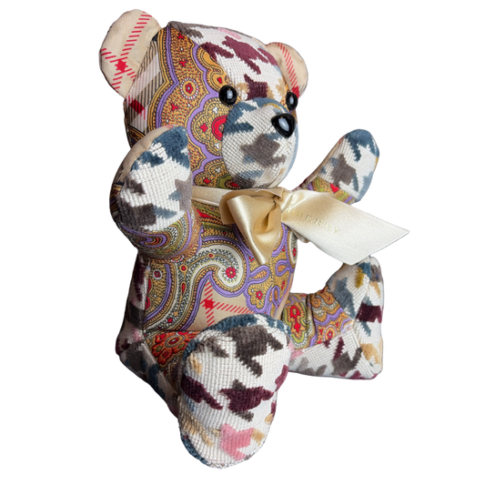 BURBERRY NOVA CHECK SCARF TEDDY BEAR