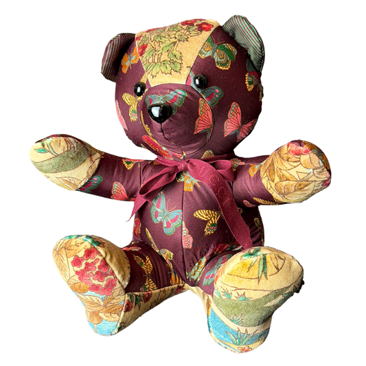 Gucci Butterfly Scarf Teddy Bear