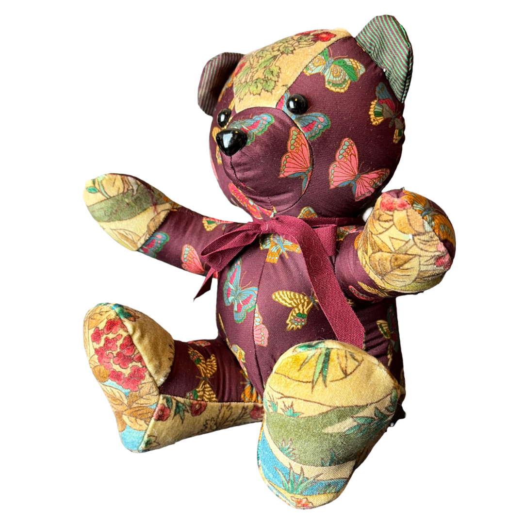 Gucci Butterfly Scarf Teddy Bear