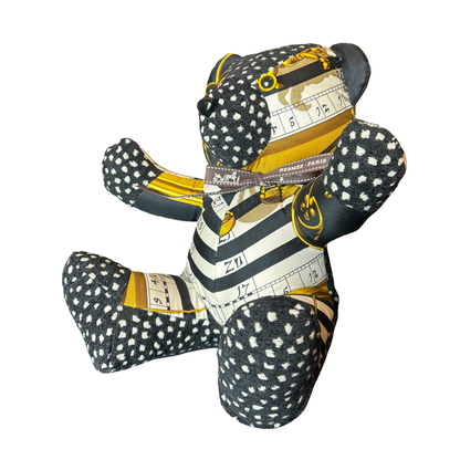 Hermes Astrologie Dies et Hore Scarf Teddy Bear at Vintage Luxe Up