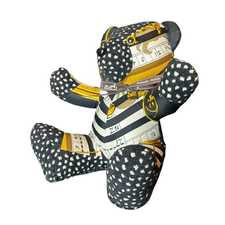 Hermes Astrologie Dies et Hore Scarf Teddy Bear at Vintage Luxe Up