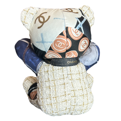 CC Vintage Silk Scarf Tender Teddy Bear