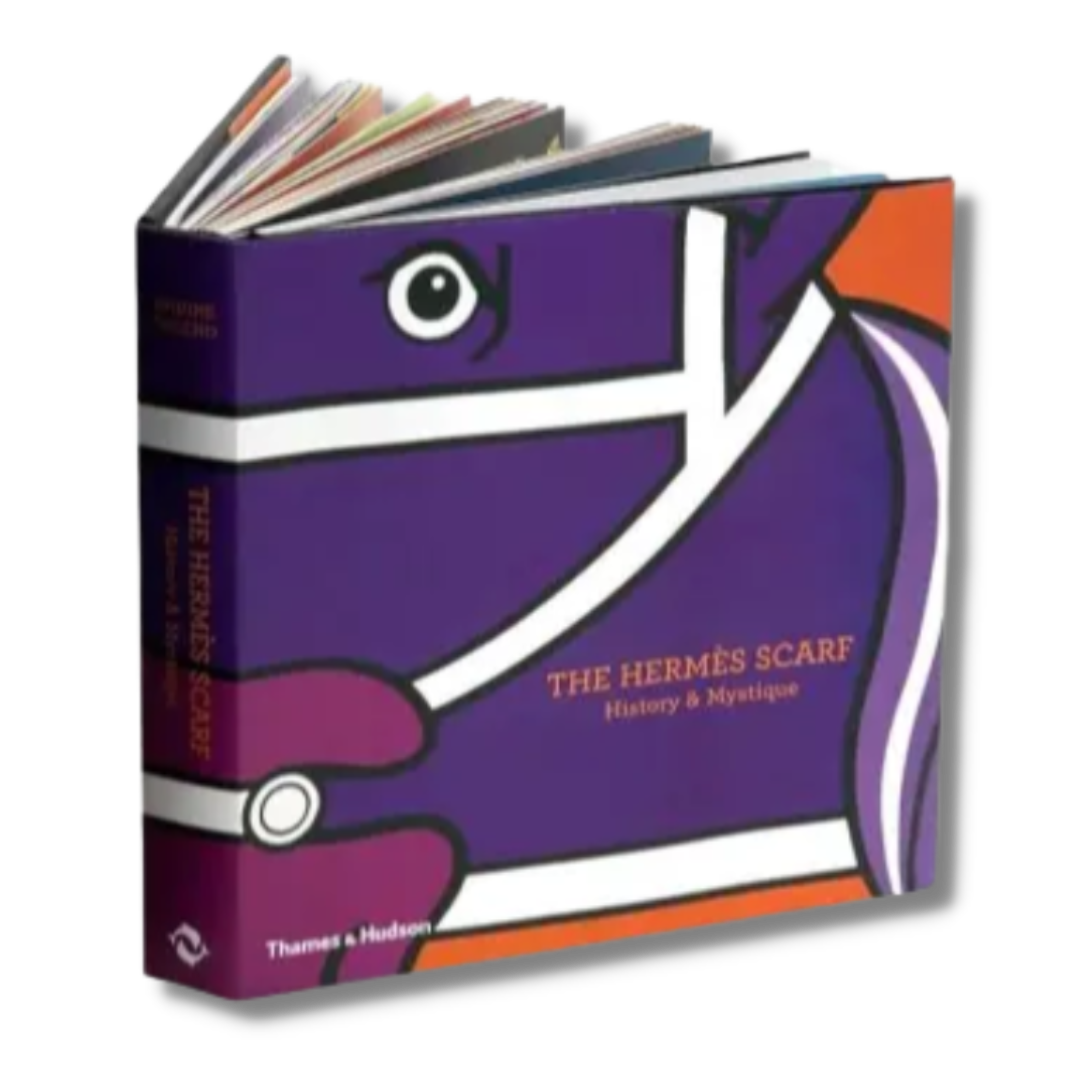 Thames & Hudson Pillow The Hermes Scarf: History & Mystique Coffee Table Book at Vintage Luxe Up