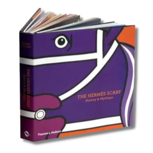 Thames & Hudson Pillow The Hermes Scarf: History & Mystique Coffee Table Book at Vintage Luxe Up