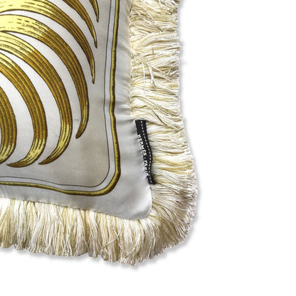 Tigre Royal Vintage Silk Scarf Pillow 19"