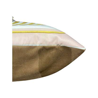 Tigre Royal Vintage Silk Scarf Pillow 28"