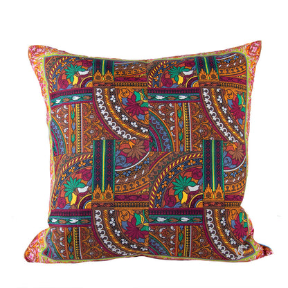 Vintage Kenzo Pillow Tile Vintage Scarf Pillow 22" at Vintage Luxe Up