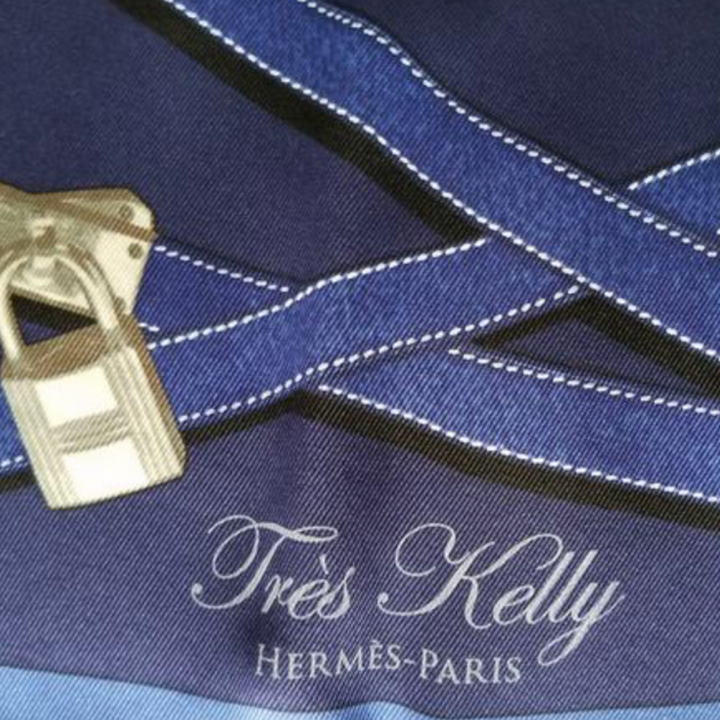 Très Kelly Vintage Silk Scarf Pillows 28"