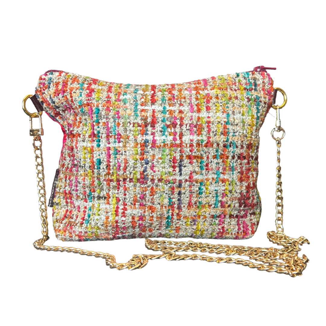 Fantaisies Indiennes Vintage Silk Scarf Crossbody Bag