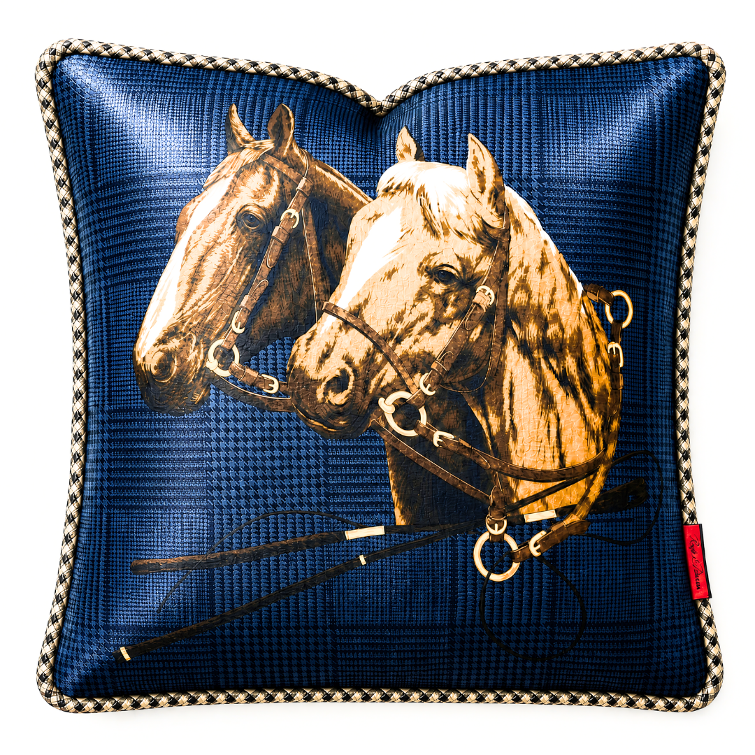 Ralph Lauren equestrian pillow