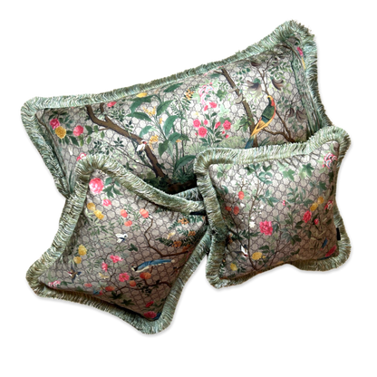 Gucci GG Tian Tree of Life Scarf | Gucci Pillows at Vintage Luxe Up