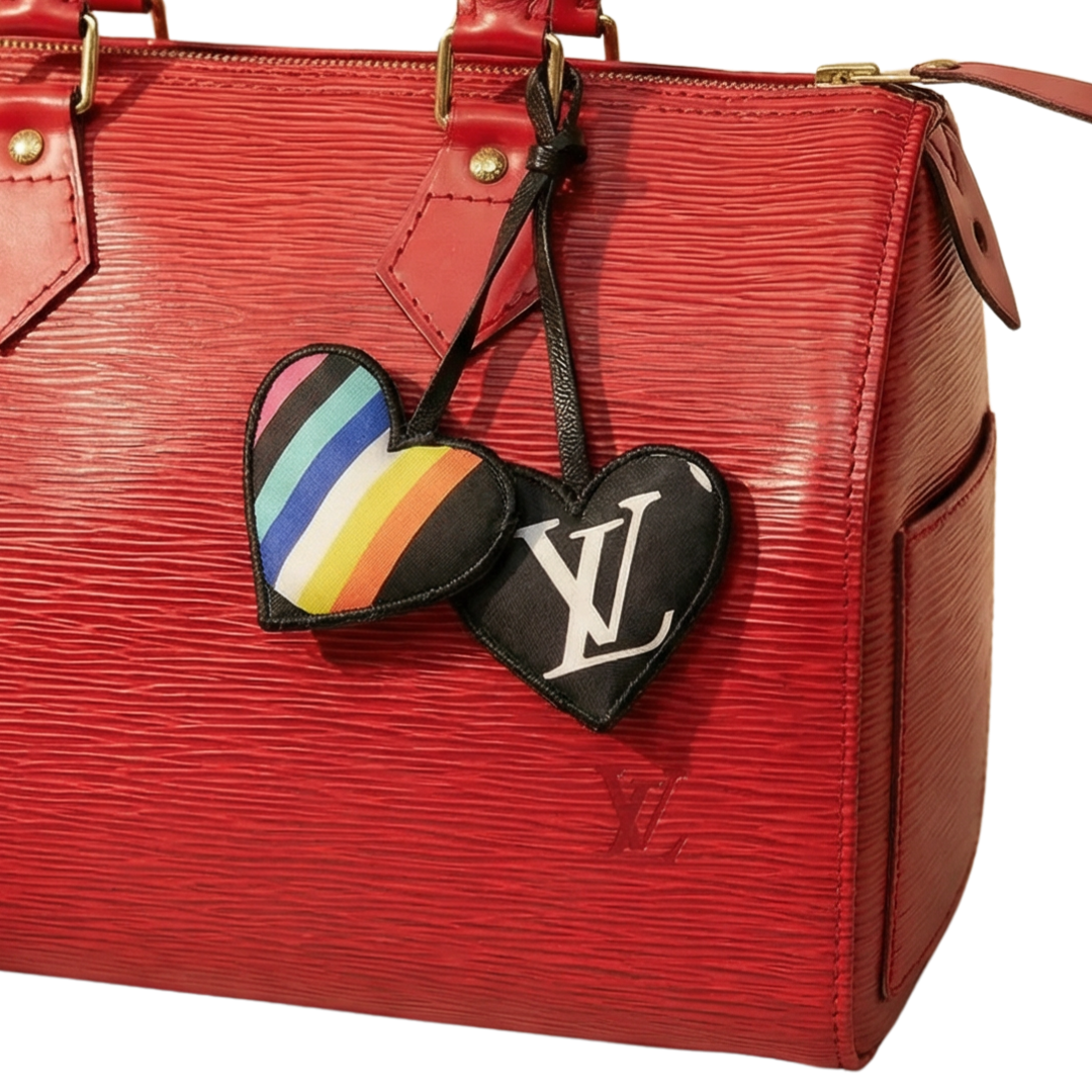 LOUIS VUITTON Monogram Logo Bag Charm at Vintage Luxe Up