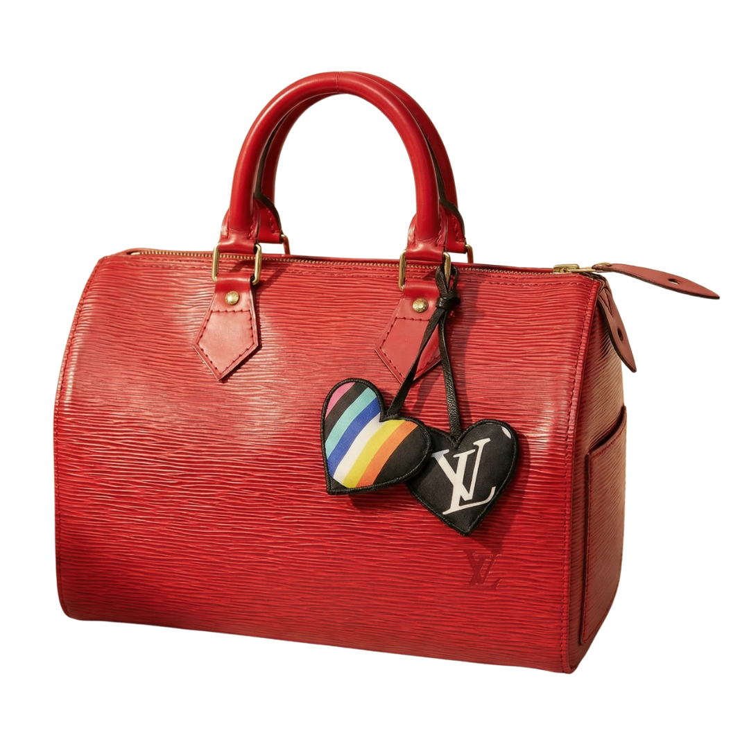 LOUIS VUITTON Monogram Logo Bag Charm at Vintage Luxe Up