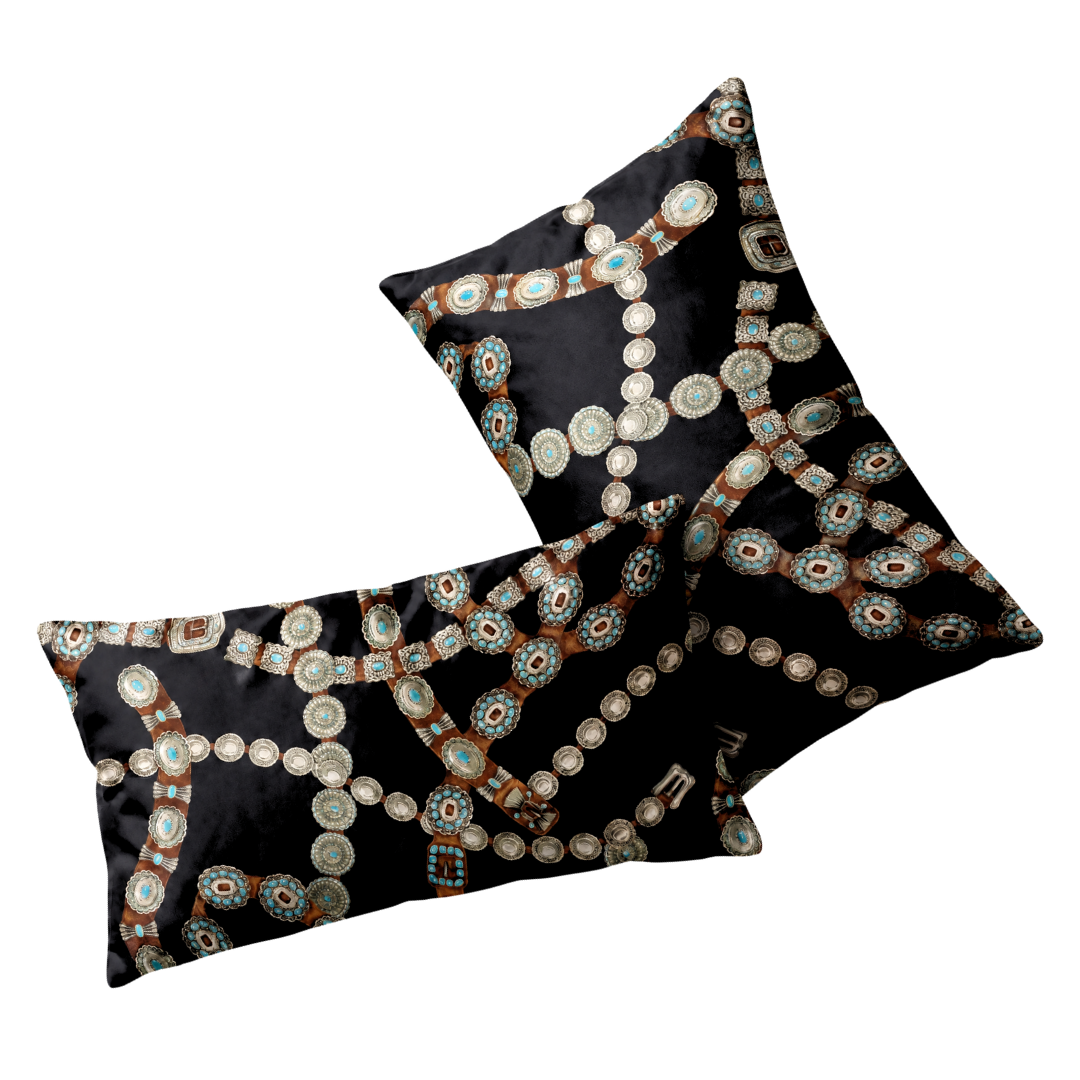 RALPH LAUREN CONCHO BELT PILLOWS