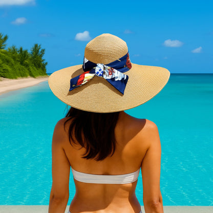 Hermes Pavois Scarf Sun Hat at Vintage Luxe Up