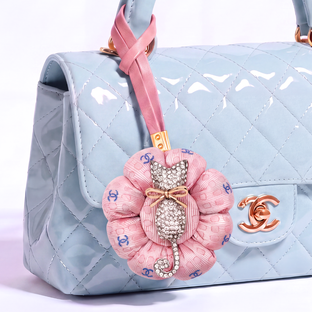 Chanel CC Kitten Bag Charm | Chanel Handbag