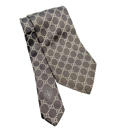 Gucci GG Black Necktie