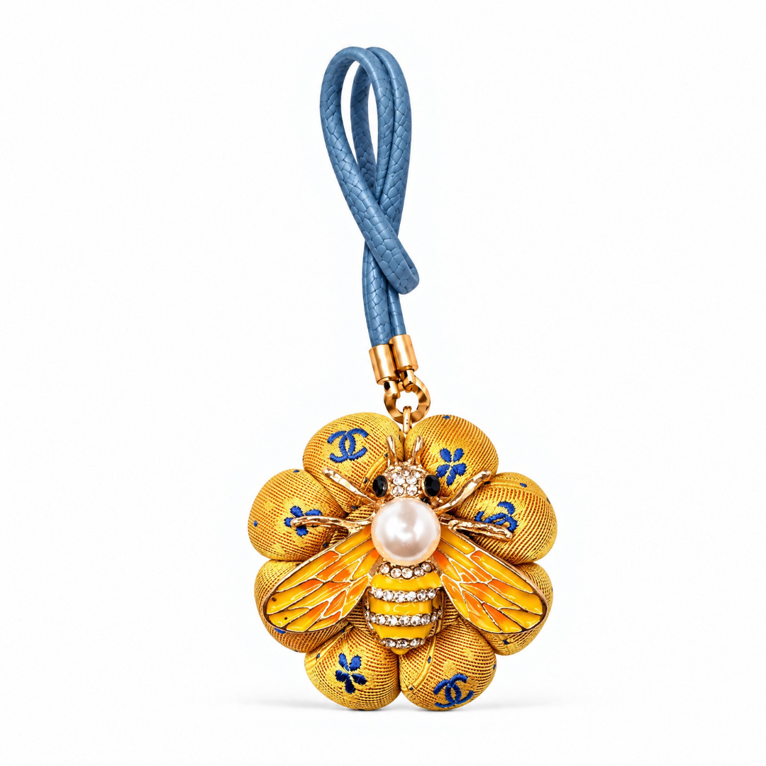 Chanel CC Bumblebee Bag Charm | Chanel Handbags