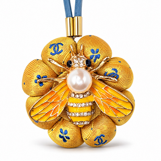 Chanel CC Bumblebee Bag Charm | Chanel Handbags