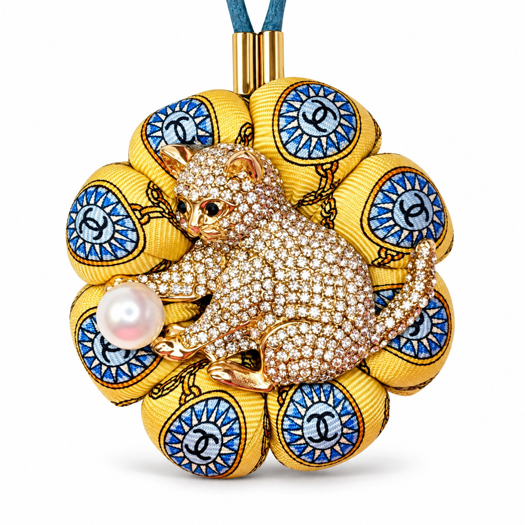 Chanel CC Kitten Bag Charm | Chanel Handbags