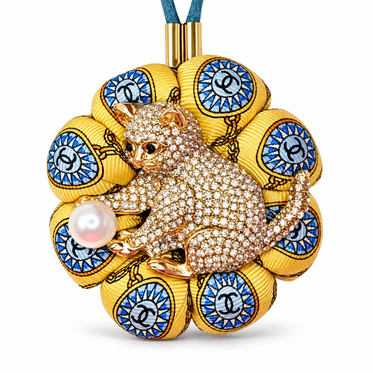 Chanel CC Kitten Bag Charm | Chanel Handbags