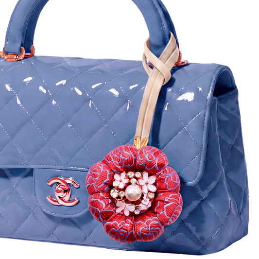 Chanel Camellia Bag Charm | Chanel Fashion Accessories