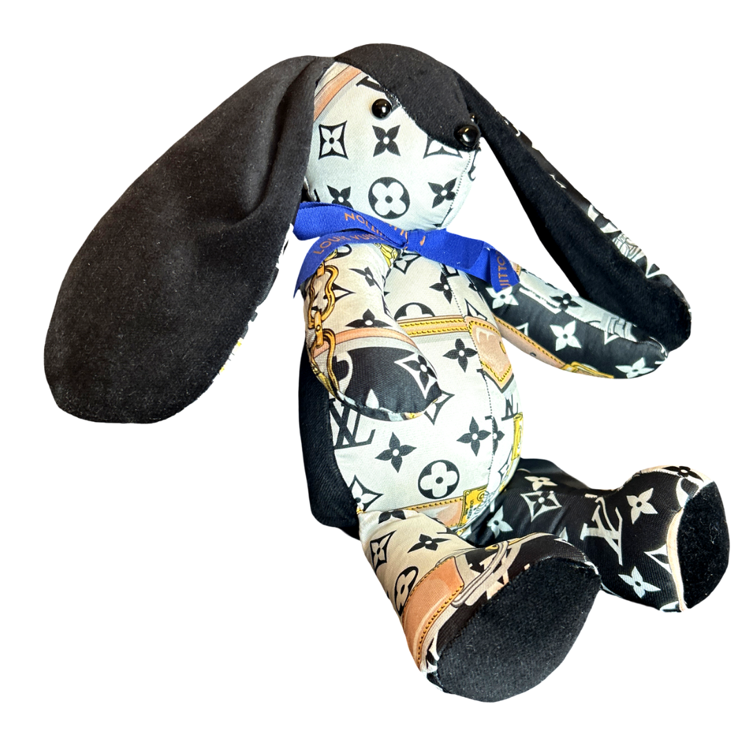 Louis Vuitton LV Monogram Scarf Patchwork Bunny at Vintage Luxe Up