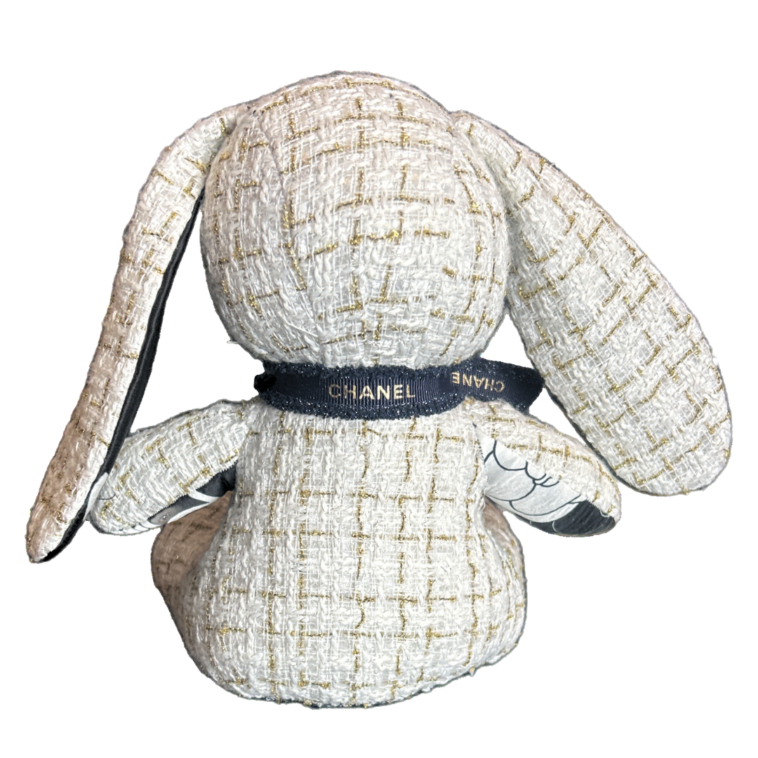 CC Monogram Vintage Silk Scarf Clever Bunny