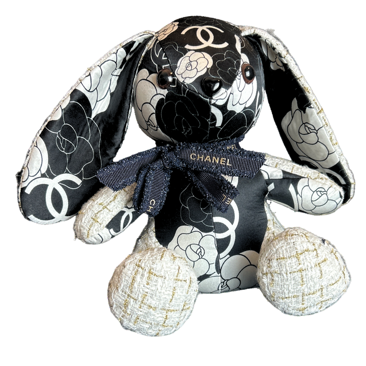 Chanel CC Camellia Scarf Bunny at Vintage Luxe Up