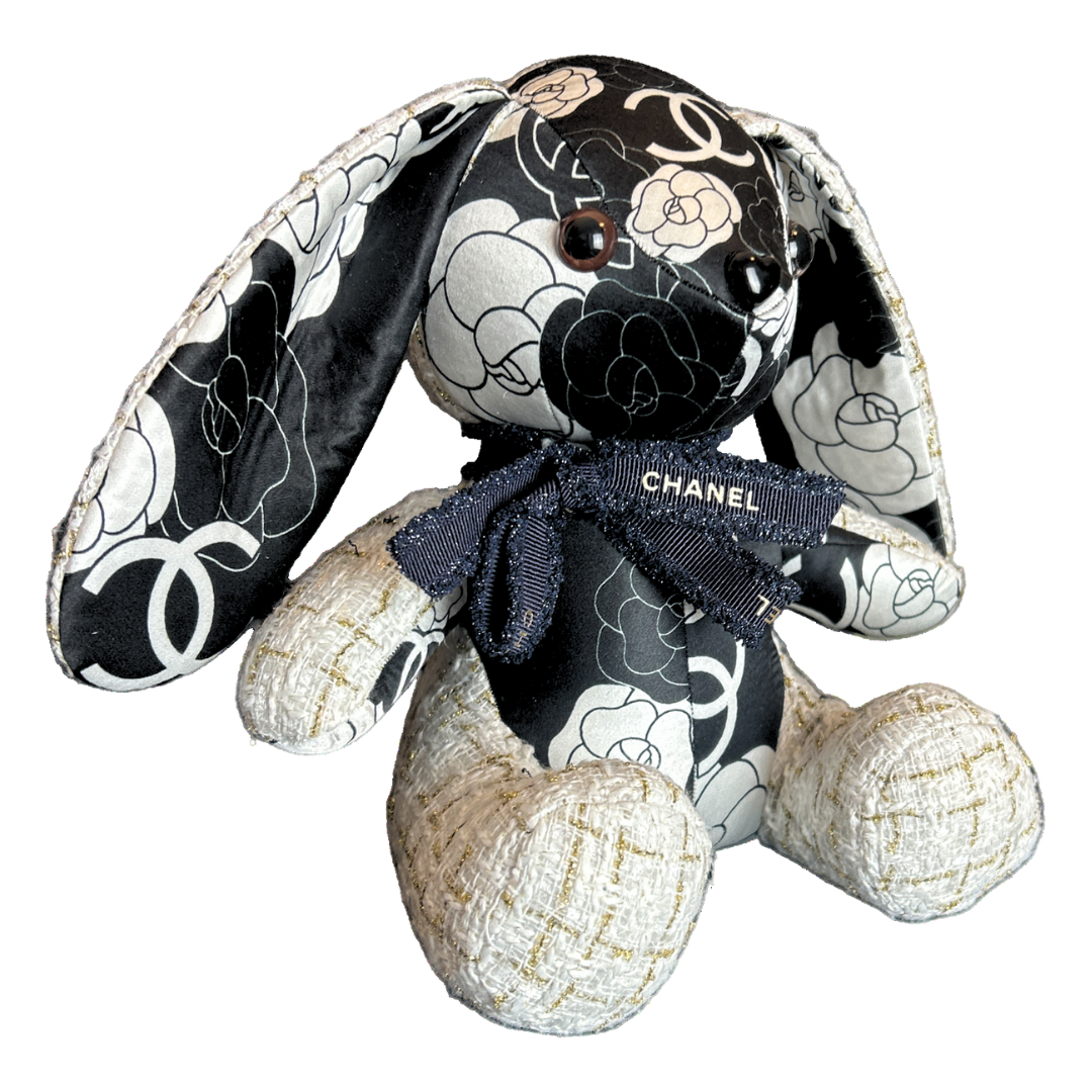 Chanel CC Camellia Scarf Bunny at Vintage Luxe Up